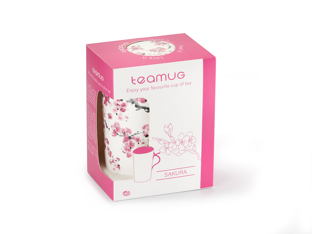 Mug in a set with flowers